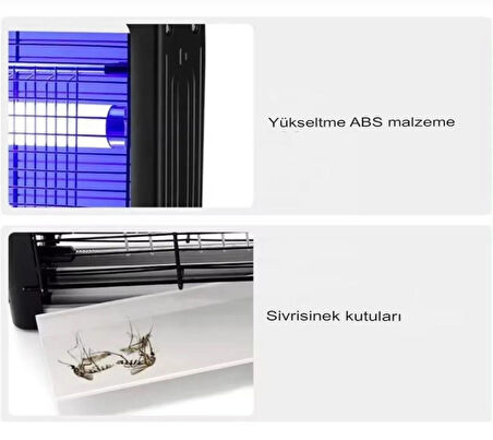 Elektrikli Uv Sivrisinek Öldürücü Zincirli Askılı 4+4 W 