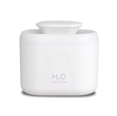 H2O Humidifier 3300 ml Ultrasonik Hava Nemlendirici Buhar Makinesi ve Aroma Difüzörü Çift Buhar Çıkışlı Rgb Işıklı