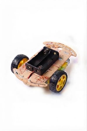 2WD Robot Araba Kiti - 18650 Pil Yuvalı Set