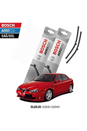 Alfa Romeo 156 1999 Model Bosch Aeroeco Muz Silecek Takımı