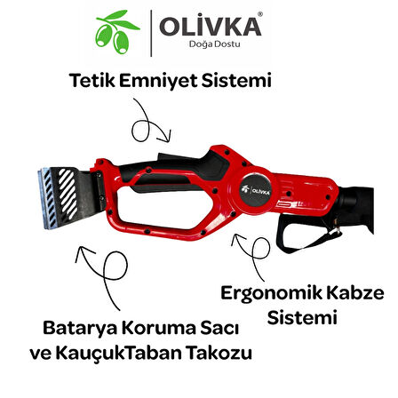 Olivka AE100 Akülü Yüksek Dal Budama Testeresi