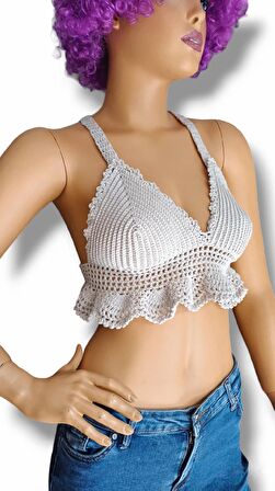 El Örgüsü  Kroşe Büstiyer/bralet