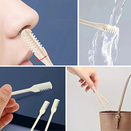 2Si Bir Arada 2 Parça Kutulu Burun Kıl Alma ve Kuk Temizleme Aparatı