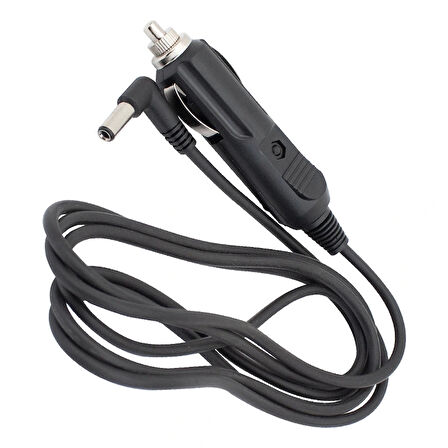 Çakmak Fişi 1.8 Metre Kablolu 5.5*2.5 Düz L Uçlu