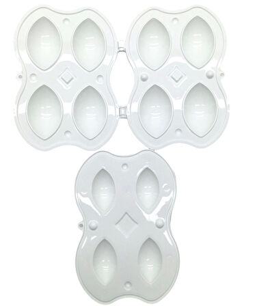 Plastik 4lü İçli Köfte Yapma Kalıp Aparatı