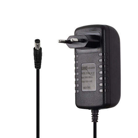 16.8 Volt - 1 Amper 5.5*2.5 Uçlu Kırmızı Yeşil Ledli Priz Tipi Şarj Adaptörü