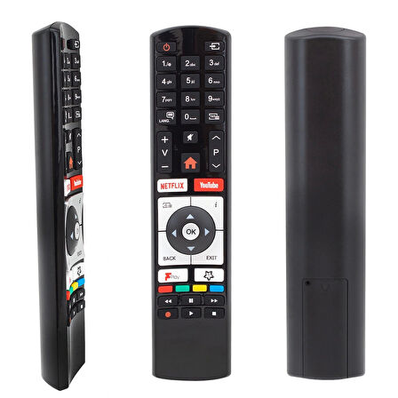 Vestel Rc4319 H0362b Netflıx-youtube Tuşlu Tv Kumanda 30100830 Yazısız