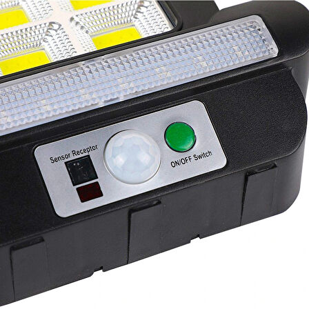 Solarlı Kumandalı 81 Ledli Sensörlü Kapı Aydınlatması Cl-s180