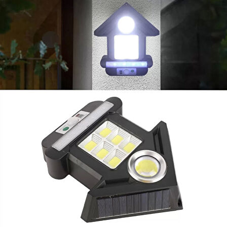 Solarlı Kumandalı 81 Ledli Sensörlü Kapı Aydınlatması Cl-s180