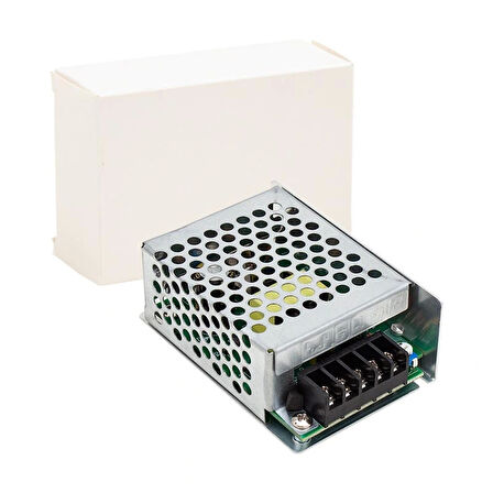 12 Volt - 2 Amper - 24 Watt Metal Kasa Adaptör Yerli Üretim