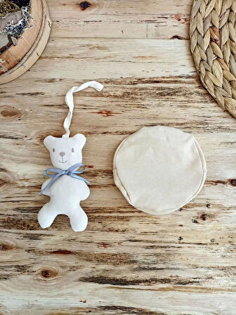 3-6 6-9 9-12 Ay Oyuncaklı Altınbaşak 5li Kız Erkek Bebek Takımı Vizon