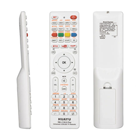Rm-l1130+x Plus Beyaz Unıversal Lcd Led Tv Kumanda