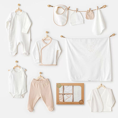 Andywawa Ac25731 Organic Line 10'lu Hastane Çıkışı Ekru