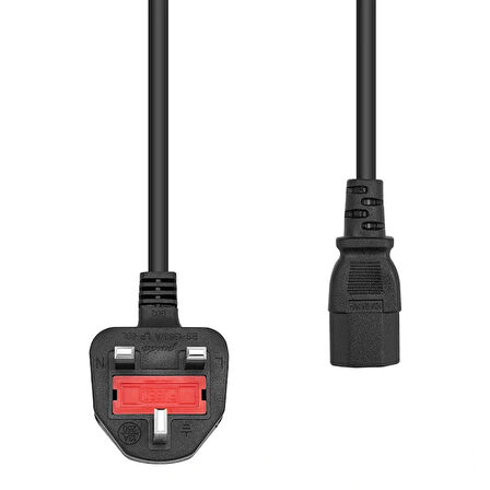 3 X 0.75 Mm C7 Power Kablo 1.5 Metre İngiliz Tip