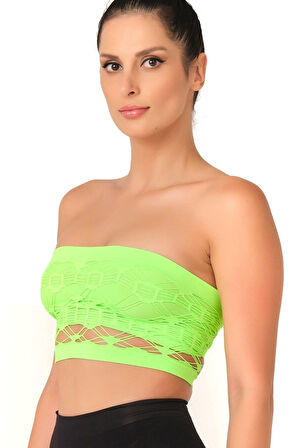 Yeşil Mı Emay 4050 Double Örgü Toparlayıcı Straplez Büstiyer