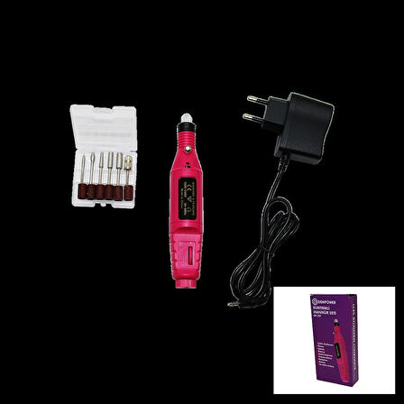 7 Uçlu Elektrikli Manikür Pedikür Seti 2000-300rpm Hız