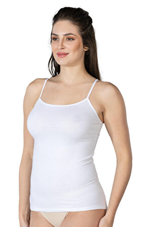 Beyaz Mı Emay 1410 Modal Cotton İnce Askılı Atlet