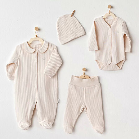 Bear Time 4'lü Hastane Çıkışı Light Beige