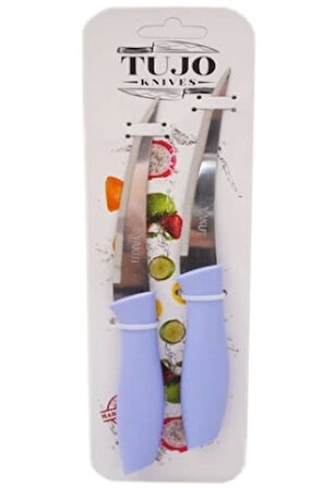 2 Parça  Kartelalı Tırtırlı Bıçak