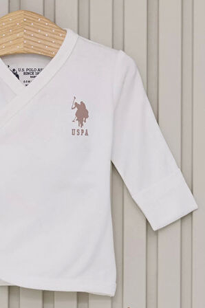 U.s Polo Bebek 5'li Hatane Çıkış Seti Usb2017 Krem