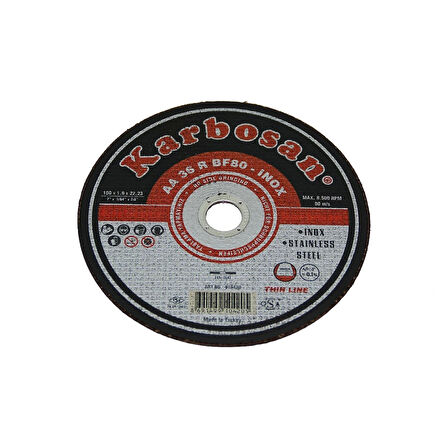 İnox Metal Kesici Disk 180mmx1.9x22