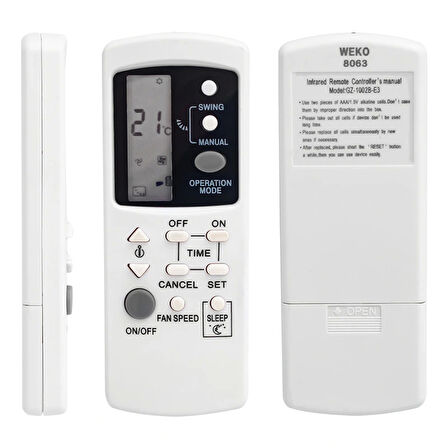 Fujıcool Gz-1002b-e3 Klima Kumandası