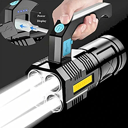 5w Usb Şarjlı El Feneri