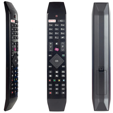 Orijinal Kl Vestel Netflıx-mor Tuşlu Yeni Üstü Camlı-hıtachı Rc 49141 Led Tv Kumanda Orjinal