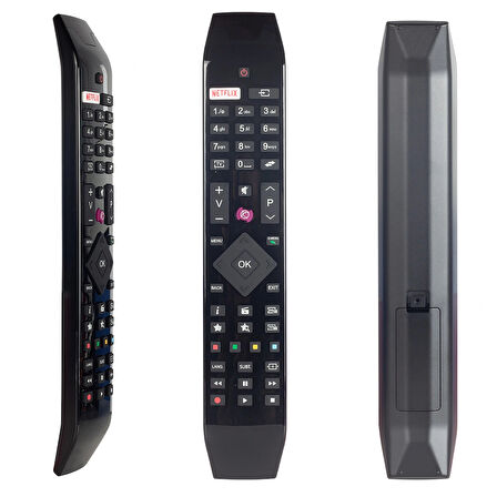 Orijinal Kl Vestel Netflıx-mor Tuşlu Yeni Üstü Camlı-hıtachı Rc 49141 Led Tv Kumanda Orjinal