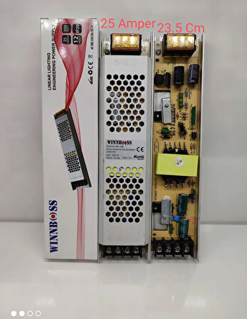 12v-25a-300w-ıp20 Ultra Slim Trafo