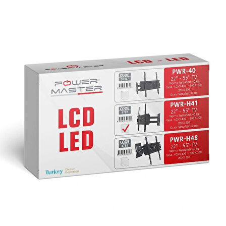 22-55 Çift Kollu Kilitli Hareketli Duvar Askı Aparatı