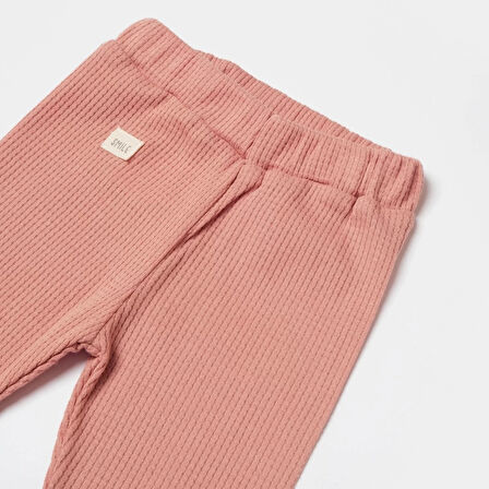 Waffle Smile Bebek Pantolon  Redbrown