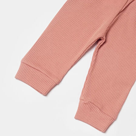 Waffle Smile Bebek Pantolon  Redbrown