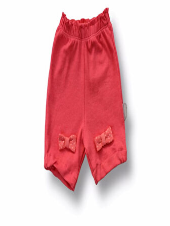 3-6 6-9 9-12 12-18 Ay Princess Taçlı Mickey Nakışlı Şort Tişört 3lü Kız Bebek Takımı Nar Çiçeği