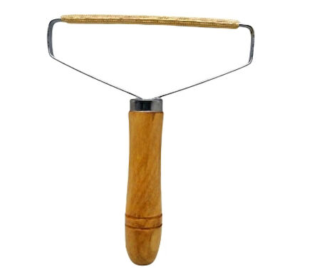 Ahşap Saplı Metal Tiftik Tüy Toplama