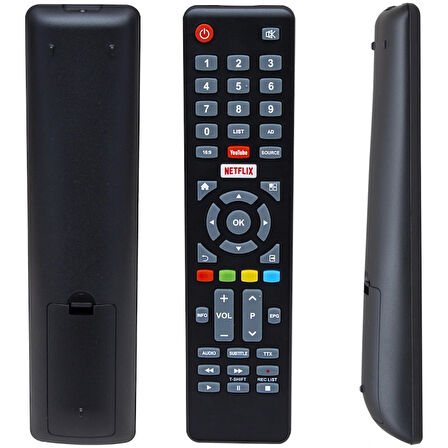 Botech Netflıx-youtube Tuşlu Lcd-led Tv Kumanda (7601-32y022-0044beh1-ydx07601ra0-19a1100073)
