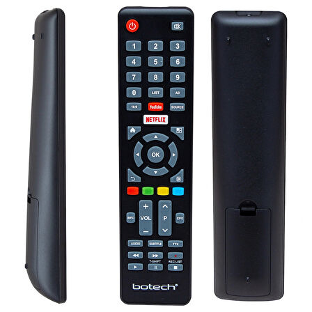 Botech Netflıx-youtube Tuşlu Lcd-led Tv Kumanda (7601-32y022-0044beh1-ydx07601ra0-19a1100073)
