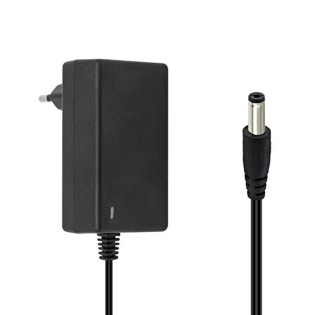 7.2 Volt - 1 Amper 5.5*2.5 Uçlu Kırmızı Yeşil Ledli Yerli Üretim Priz Tipi Şarj Adaptör (out:6v-1a)