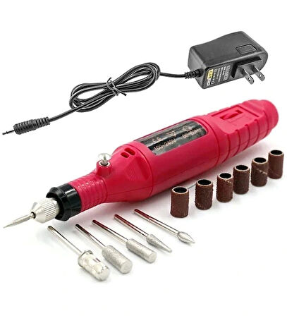 6 Uçlu Elektrikli Manikür Pedikür Seti ( 2000-300rpm Hız )