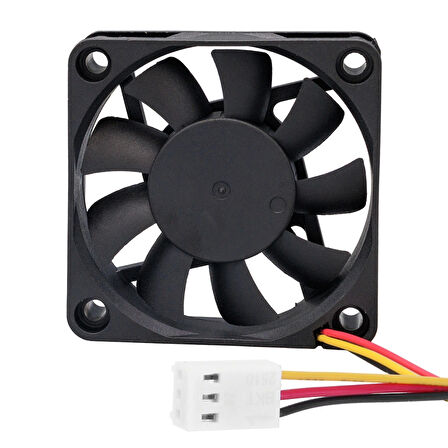 60x60x15 Mm 6x6 24 Volt Dc 0.08 Amper 3 Kablolu Fan