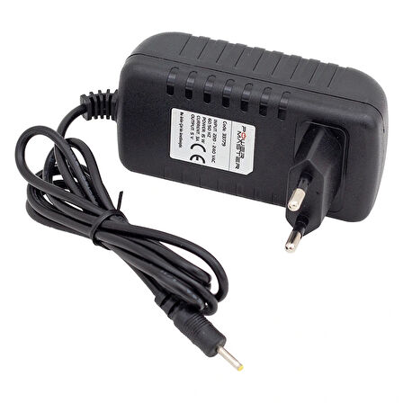 5 Volt - 3 Amper Plastik Kasa Priz Tipi Adaptör 2.5*0.7
