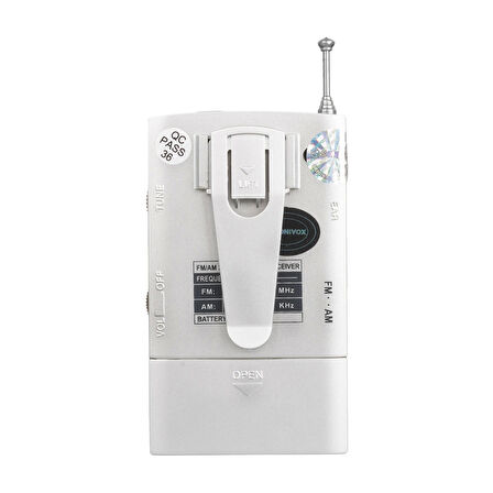 Gümüş Renk Cep Tipi Analog Fm Radyo Vs-r106