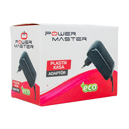 18 Volt - 1 Amper 3.5*1.35 Uçlu Plastik Kasa Priz Tipi Adaptör