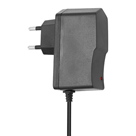 12 Volt - 1 Amper İnce Uçlu Priz Tipi Adaptör  3.5*1.35 Uç