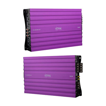 Tıtan-804 4 Kanal Max 1600 Watt Oto Amfi-anfi