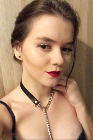 Zincirli Fantazi Deri Choker Harness 1063