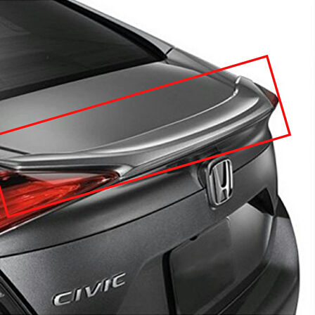 HONDA CIVIC FC5 (2015-2021) OEM PS SPOİLER PARLAK SİYAH BOYALI