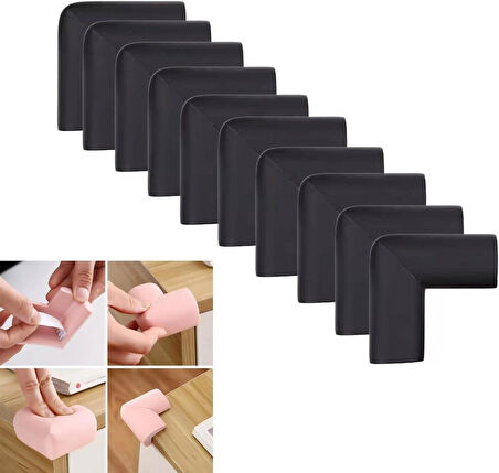 Microcase 3M Yapıştırmalı Sünger Bebek ve Çocuk Köşe Kenar Koruyucu 10in1 Set - AL5235