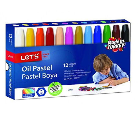 Let's  12 Renk Pastel Boya