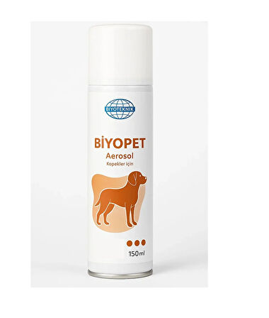 Biyopet Aerosol (Köpek) 150 Ml Köpek Yaşam Alanı Bit, Pire Ve Kene Haşere Spreyi